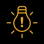 Varningslampa gul glödlampa